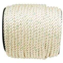 Bobine De Corde Nylon Blanche - Ø 6 Mm - Corderies Tournonaises