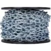 Bobine De Chaîne Acier Zingué Soudée Droite - Maille Courte 9 X 22 Mm - 25 M - Chapuis