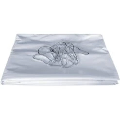 Rideaux De Douche - PVC Blanc - 2 X 1,8 M - Pellet ASC