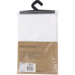 Rideau PVC Blanc - Sans Anneaux - 180 X 200 Cm - Sealskin