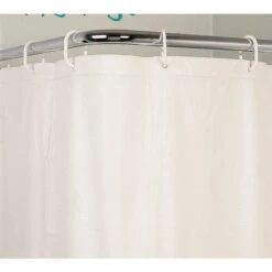 Rideaux De Douche - PVC Blanc - 1,8 X 0,9 M - Pellet ASC