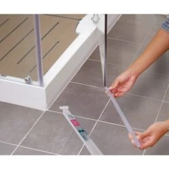 Baguette PVC Joint Double Lèvre - Bas De Porte De Douche - 1 M - Geb -Cazabox 165642 u