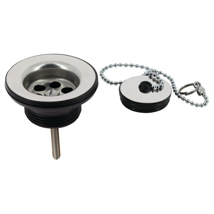 Bonde de lavabo à bouchon-chaînette - Ø 63 mm - M 1’’1/4 - Plastique recyclé - Nicoll Bonde De Lavabo à Bouchon-chaînette - Ø 63 Mm - M 1’’1/4 - Plastique Recyclé - Nicoll -Cazabox 169824 i 2