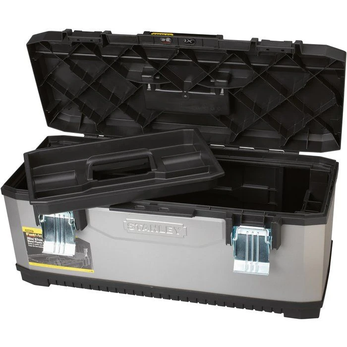 Boîte à outil bi-matière - 497 mm - Pro - Stanley Boîte à Outil Bi-matière - 497 Mm - Pro - Stanley -Cazabox 185020