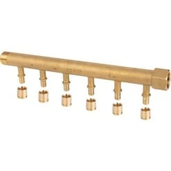 Collecteur 6 Sorties - MF 3/4" - Avec Départ à Glissement Ø 12 Mm - Riquier