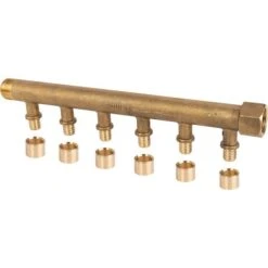 Collecteur 6 Sorties - MF 3/4" - Avec Départ à Glissement Ø 16 Mm - Riquier