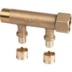 Collecteur 2 Sorties - MF 3/4" - Avec Départ à Glissement Ø 16 Mm - Riquier