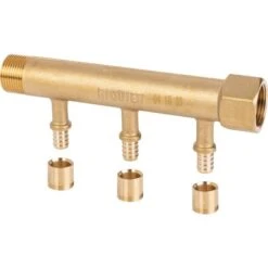 Collecteur 4 Sorties - MF 3/4" - Avec Départ à Glissement Ø 12 Mm - Riquier