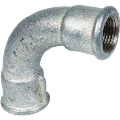 Raccord Fonte Galva Coudé 90° à Visser - F 1" - Grand Rayon - N° 2 - Atusa