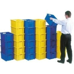 Bac Jaune Multi-usage - 30 L - Novap 2 Bac Jaune Multi-usage - 30 L - Novap -Cazabox 200503 u3