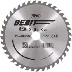 Lame Au Carbure Denture Alternée Pour Scie à Onglet - SCID