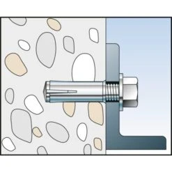 Cheville à Frapper - 30 Mm - Ø 8 Mm - EA II - Boîte De 100 Pièces - Fischer -Cazabox 232992 u6