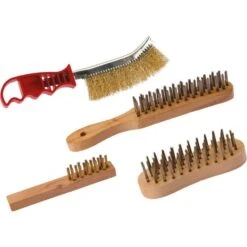 Brosse Fils Acier Laitonné - Lot De 4 - SCID