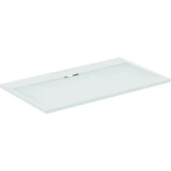 Ideal Standard Receveur De Douche Extra Plat - Ultra Flat S I.life - Idéal Standard - 140 X 80 Cm - Blanc Pur Effet Pierre