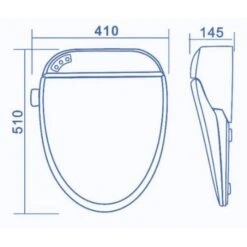 Abattant WC Japonais - Thyïa 3 - TopToilet -Cazabox 272400 t 1