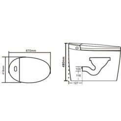 Toilette Japonais - Luxe Diamond - TopToilet -Cazabox 272405 t 1