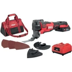 Outil Multifonction Sans Fil 20V Brushless - Oscillant Avec Variateur De Vitesse - 1 Batterie 2,5 Ah Et Accessoires - 3650 DA - SKIL