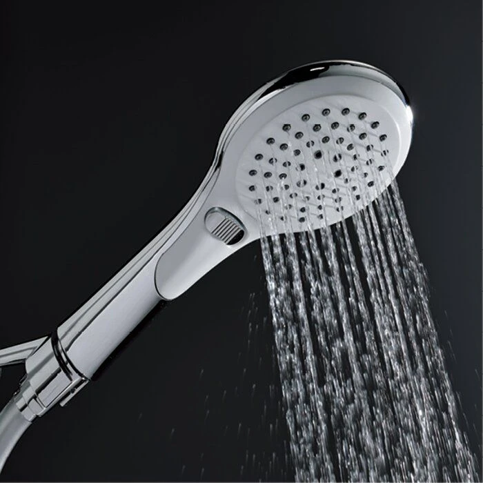 Colonne de douche hydromassante thermostatique en verre blanc - Tête ronde Ø 20 cm - Douchette 3 jets - Avec tablette - Nautilus - Valentin Colonne De Douche Hydromassante Thermostatique En Verre Blanc - Tête Ronde Ø 20 Cm - Douchette 3 Jets - Avec Tablette - Nautilus - Valentin -Cazabox 287698 u 4