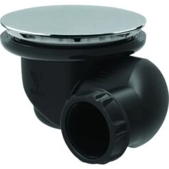 Bonde Ronde De Douche Capot Métal - Ø 90 Mm - La Goulue - Valentin