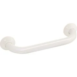 Barre D'appui Droite Aluminium Blanc - 400 Mm - Ø 30 Mm - Pellet ASC