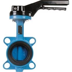 Vanne Papillon Fonte à Oreille De Centrage Manchette EPDM Performance - DN 50 - Manette à Poignée - Sféraco