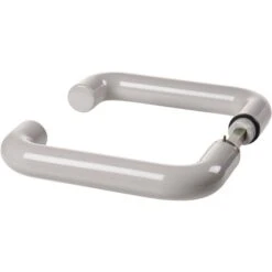 Béquille De Porte Double Renforcée Gris Manhattan - Carré 7 Mm - NY92F - Normbau