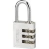 Cadenas à Combinaison Aluminium - 30 Mm - 3 Chiffres - Exem