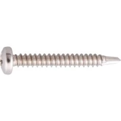 Vis Tôle Tête Cylindrique Bombé PZ2 - Ø 3,5 Mm - 16 Mm - Inox - Boîte De 200 Pièces - Viswood