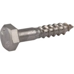 Vis Bois Tête Hexagonal - Ø 8 Mm - 40 Mm - Inox - Boîte De 50 Pièces - Viswood