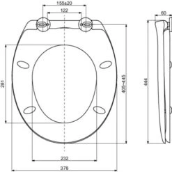 Abattant WC Double Hop - Déclipsable Et Frein De Chute - Odyssea 8 Abattant WC Double Hop - Déclipsable Et Frein De Chute - Odyssea -Cazabox 351161 t 1