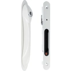 Fermeture Encastrée Blanc SILÈNE - Double - Pour Rénovation - La Croisée DS