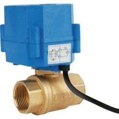 Vanne à Boisseau électrique Laiton Lyva 2 - DN 3/4" - 230 V 50 Hz - Sectoriel