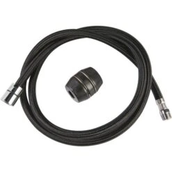 Flexible Noir De Robinet De Cuisine Professionnelle - F 1/2" - M 15 X 100 - 1,50 M - Delabie