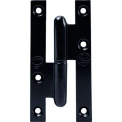 Paumelle Renforcée Roulée Droite - 110 X 55 Mm - Clemenson