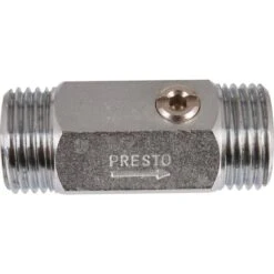 Robinet D'arrêt Droit - MM G1/2" - Avec Joint Filtre Plat - Presto