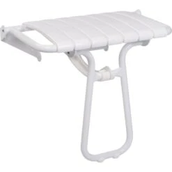 Siège De Douche Escamotable Blanc - 360 X 580 X 500 Mm - Pellet ASC