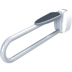 Barre D'appui Relevable - 600 Mm - Ø 30 Mm - Inox époxy Blanc - Pellet ASC -Cazabox 385790 u