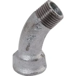 Raccord Fonte Galva Coudé 45° à Visser - MF 2" - Grand Rayon - N° 40 - Atusa