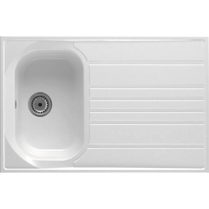 Evier résine à poser Québec - 1 cuve et 1 égouttoir - Moderna Evier Résine à Poser Québec - 1 Cuve Et 1 égouttoir - Moderna -Cazabox 400690