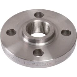 Bride Acier Taraudée - F 1"1/4 - 4 Trous - Virfollet & Cie