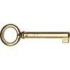 Clé Laiton 40 Mm à Anneau Rond - Pour Serrure De Meuble - Devismes