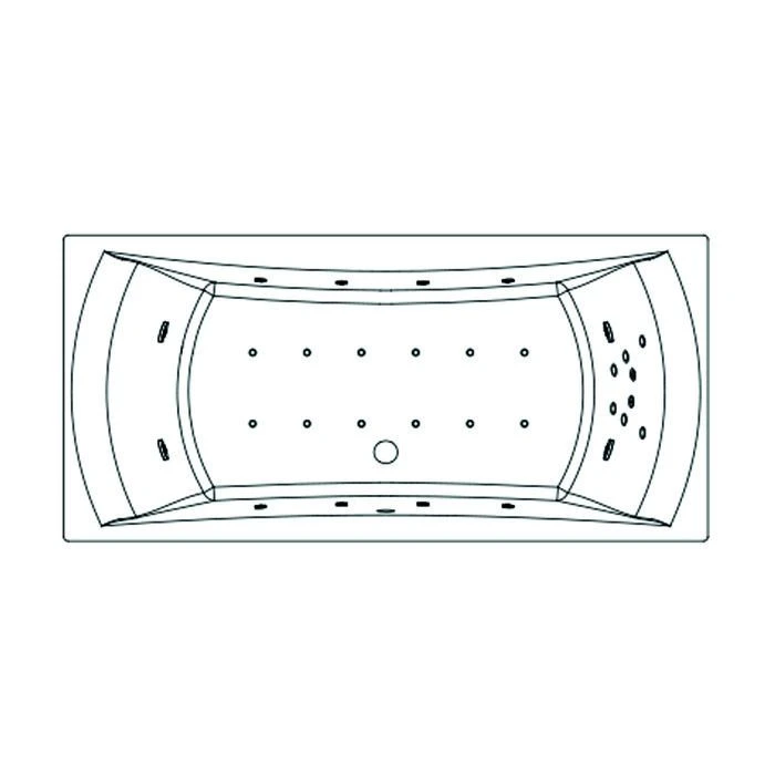 Baignoire balnéo Concerto 170 - Kinedo - Vitalité - tête à droite - Installation contre un mur Baignoire Balnéo Concerto 170 - Kinedo - Vitalité - Tête à Droite - Installation Contre Un Mur -Cazabox 406232 t 1 2