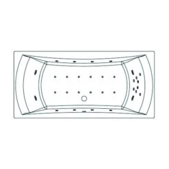 Baignoire Balnéo Concerto 170 - Kinedo - Vitalité - Tête à Droite - Installation En Niche -Cazabox 406232 t 1 5