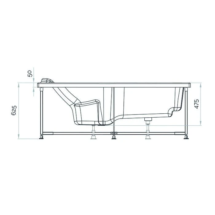 Baignoire balnéo Kineplus 170 - Kinedo - Kineplus - tête à gauche - Installation contre un mur Baignoire Balnéo Kineplus 170 - Kinedo - Kineplus - Tête à Gauche - Installation Contre Un Mur -Cazabox 406242 t 3 13