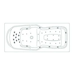 Baignoire Balnéo Kineplus 170 - Kinedo - Kineplus - Tête à Gauche - Sans Tablier -Cazabox 406243 t 1 5