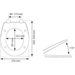 Abattant WC Blanc Double - Esterel Premium - Siamp 2 Abattant WC Blanc Double - Esterel Premium - Siamp -Cazabox 420012 t 1