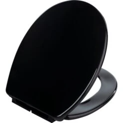 Abattant WC Polypropylene Noir Double - Rock - Dubourgel