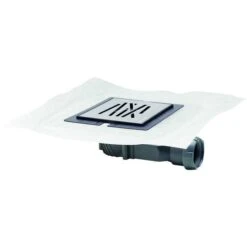 Bonde De Douche à Chaper - Ø90 Mm - Clapet Inox - Slim+ - Wirquin