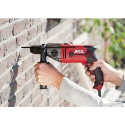 Perceuse à Percussion Filaire 1050 W - Coffret De Rangement Et Accessoires - 6745 GA - SKIL -Cazabox 463612 u