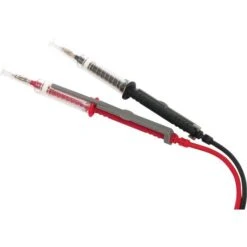 Cordon De Mesure PVC à Pointe Noir Et Rouge - Pour Testeur De Tension DDT/VAT - Vendu Par Pair - Chauvin Arnoux